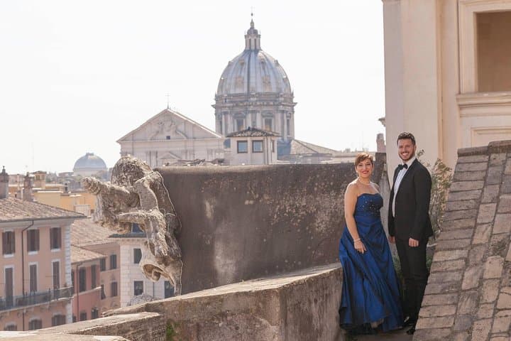 Open-Air Opera Concert with Terrace Aperitif in the Heart of Rome