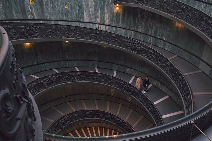 Spiral staircase by Giuseppe Momo