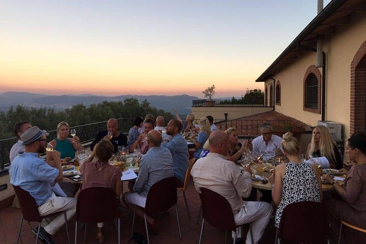 Tasting on the terrace
