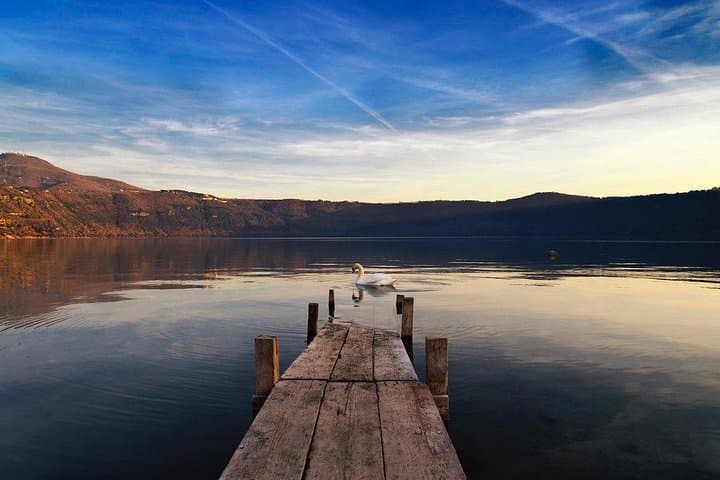 Amazing view of the lake of Albano
