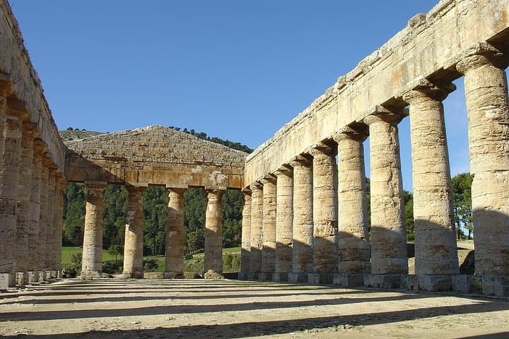 The temple of Segesta in Sicily