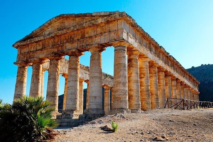 The temple of Segesta in Sicily