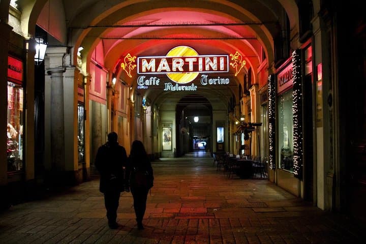 Turin by night 2-hour monolingual walking experience