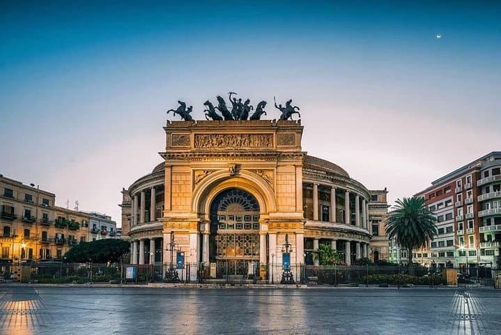 The Politeama Theater of Palermo