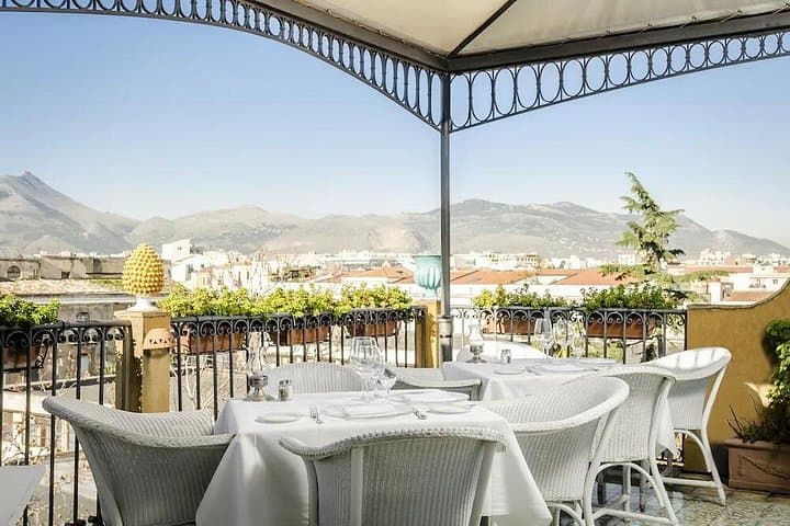 Terrace of Eurostars Centrale Palace