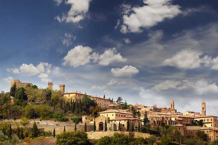 Hilltop town of Montalcino