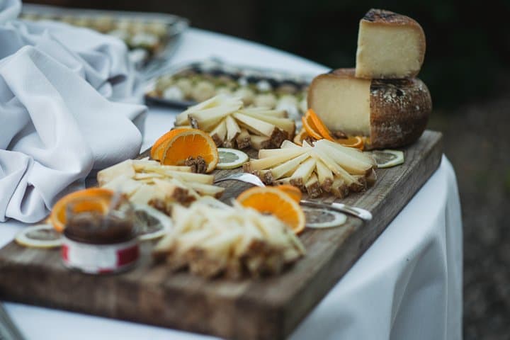 local tasting of Pecorino sheep cheese