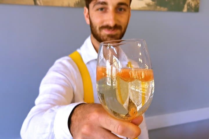 Make a Fried Pizza with Limoncello Spritz in Sorrento