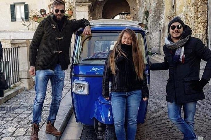 Long Private Panoramic Tour with Ape Calessino in Matera