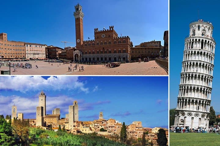 Private tour of Siena San Gimignano and Pisa