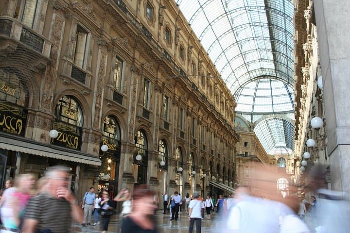 Vittorio Emanuele gallery in Milan