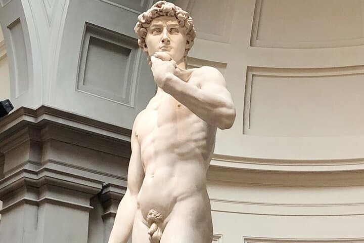 Michelangelo's David at the Accademia Gallery