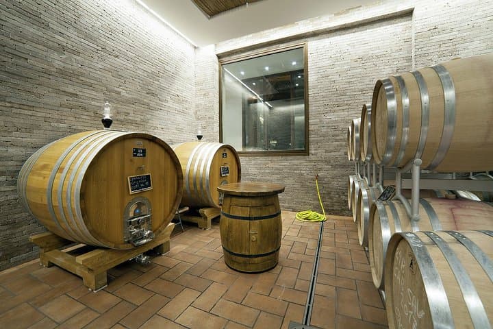 The wine cellar