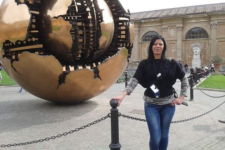 Sfera con sfera, also known as the Pomodoro sphere is a series of bronze sculptures created by the Italian sculptor Arnaldo Pomodoro.