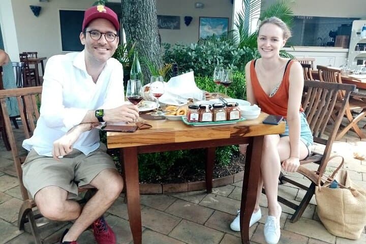 Tobias and Vanessa at Etna Winery