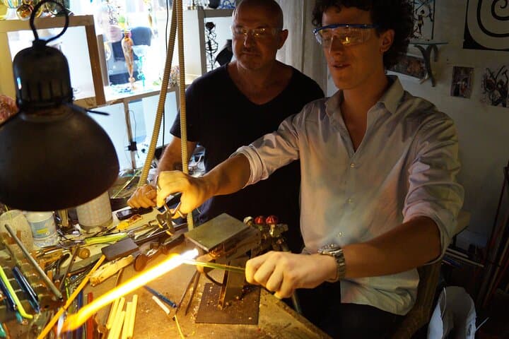 Create your Glass Artwork: Private Lesson with Local Artisan in Venice