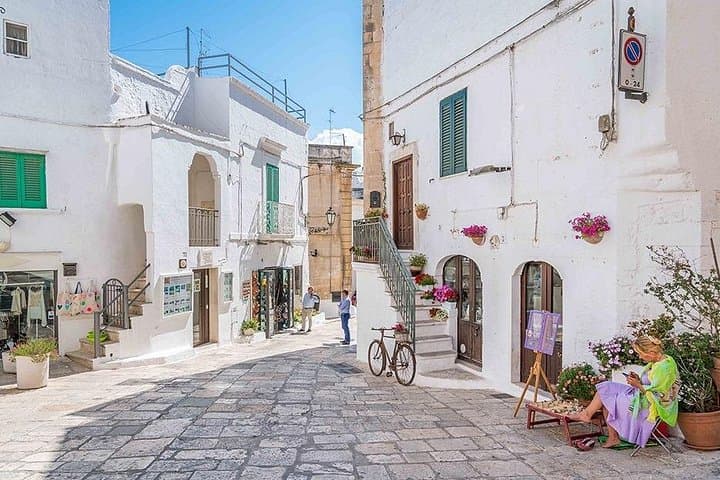 Valley D'itria full day tour Cisternino Alberobello and Polignano a Mare