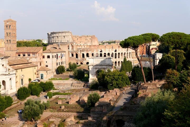 Colosseum seen from the Forum