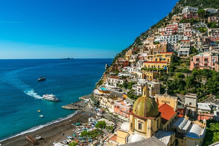 Chauffeured Tour to Amalfi Coast and Pompei from Rome