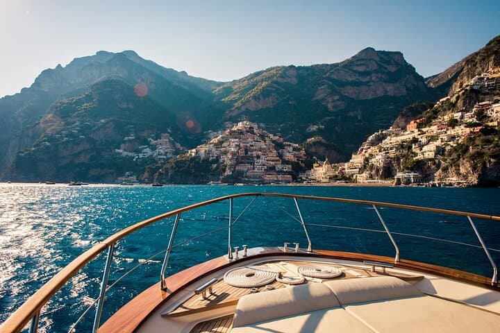 Positano & Amalfi Small Group Boat Tour from Rome with Fast Train