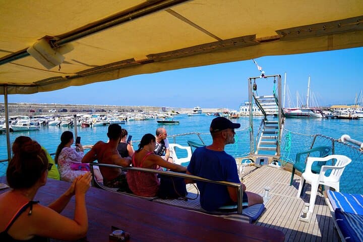 Departure from the port of Tropea