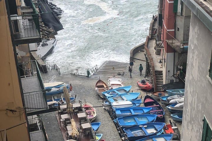 The marina of Riomaggiore