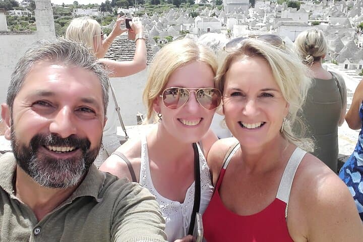 Day Tour of Ostuni, Martina Franca, Alberobello from Bari