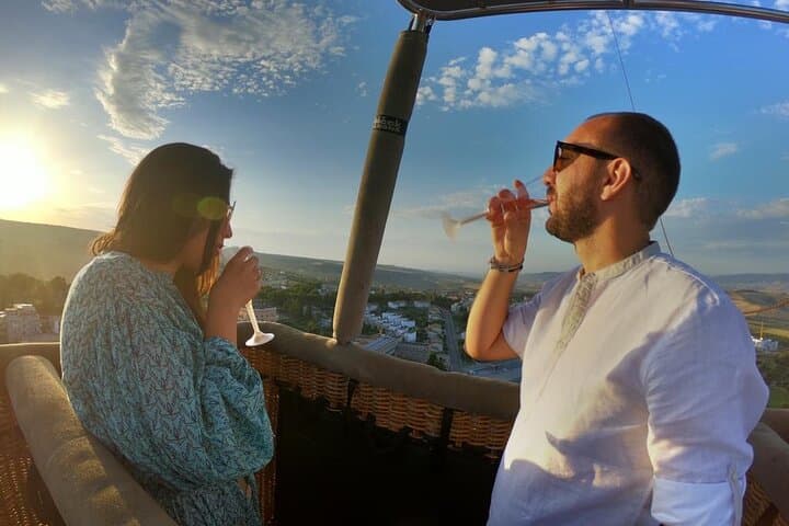 Matera balloon flight for small groups