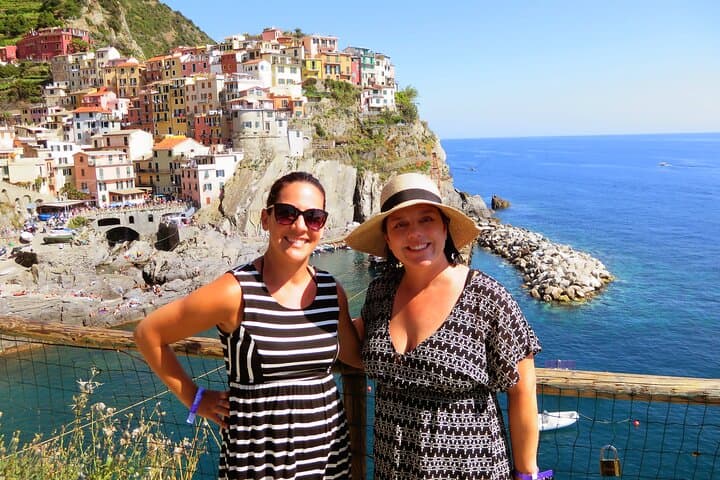 Stop at the view point in Manarola