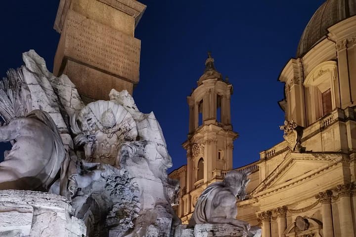 Enchanting Rome at Night Private Walking Tour