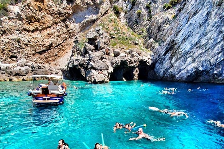 Enjoy swimming in the clear blue water