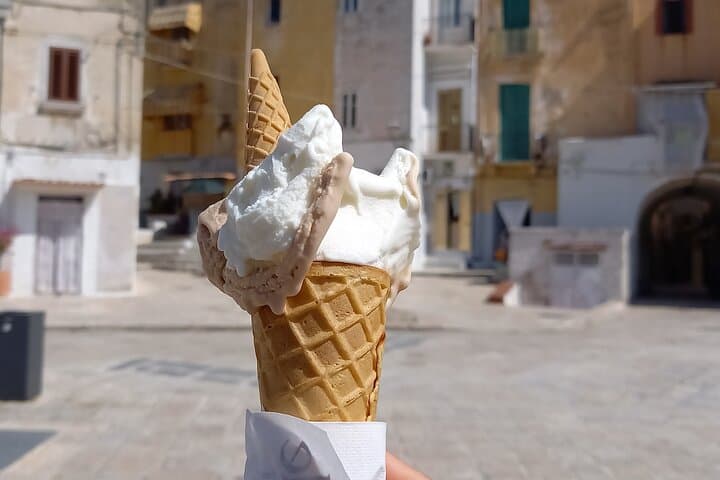 Best ice cream in Bari old town