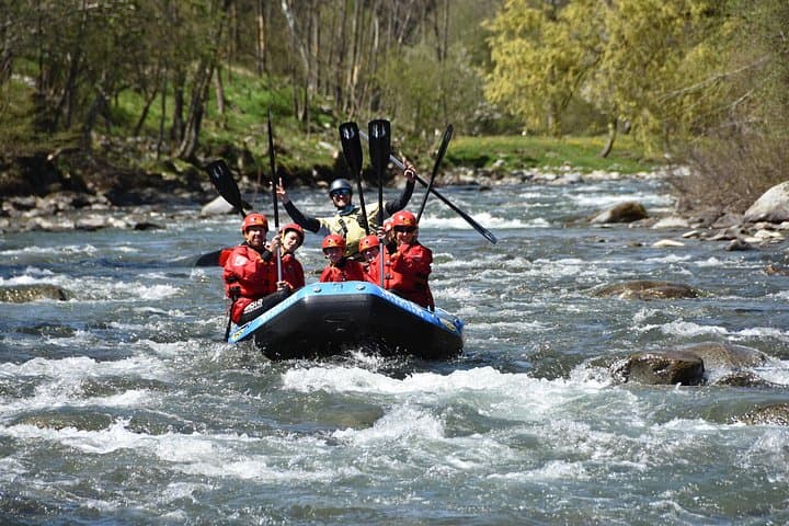 Rafting for families on the river Noce in Val di Sole Trentino with Ursus Adventures of Ossana