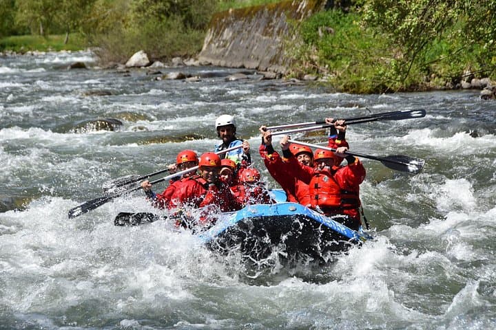 Rafting for families on the river Noce in Val di Sole Trentino with Ursus Adventures of Ossana