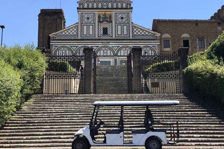 Florence Golf Cart Private Tour: Piazzale Michelangelo at Sunset
