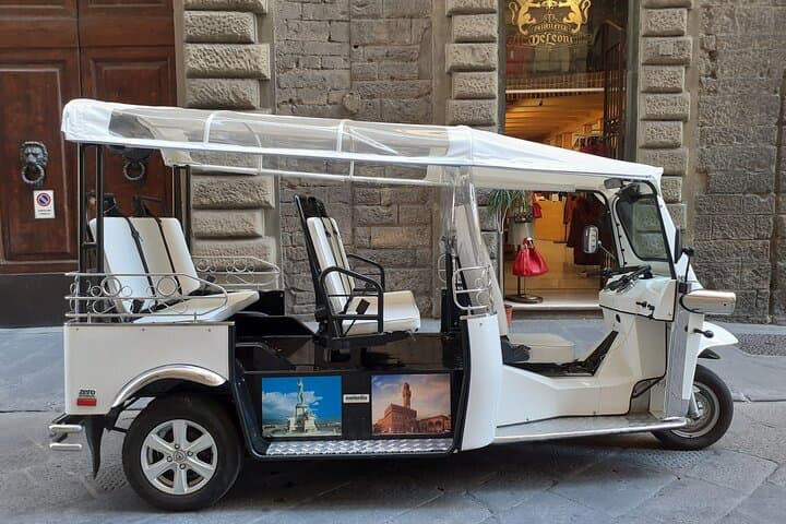 Florence Golf Cart Private Tour: Piazzale Michelangelo at Sunset