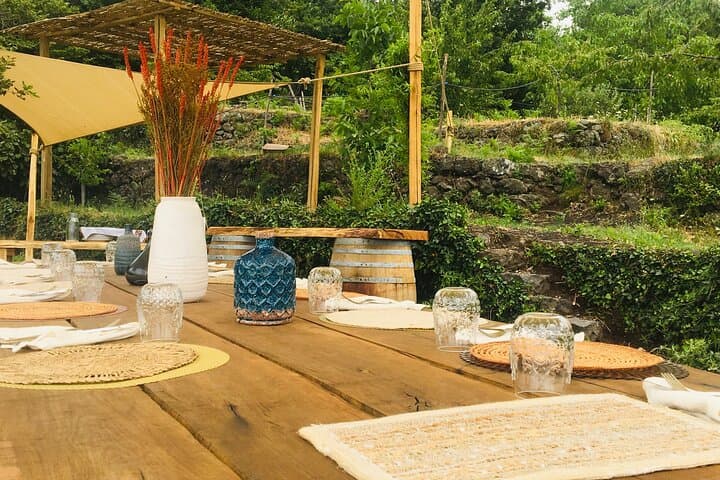 Private Wine and Food Tasting Immersed in Nature in Milo
