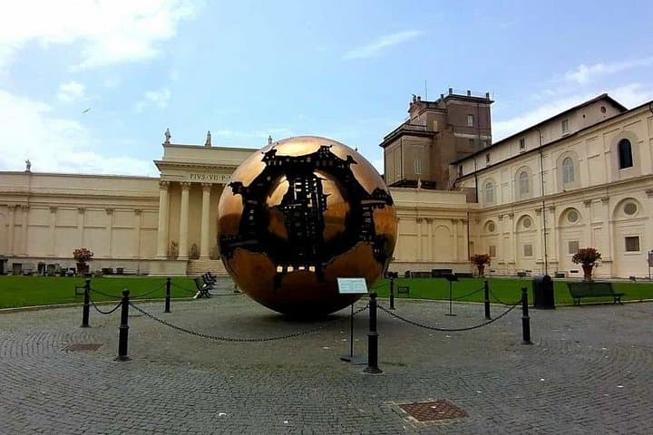 The ball made by Pomodoro