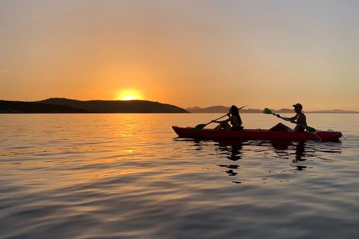 Sunset Kayak Tour with Snorkeling and Local Aperitif