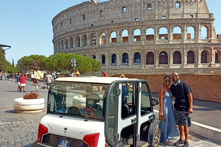 Rome Highlights by Golf Cart Private Tour