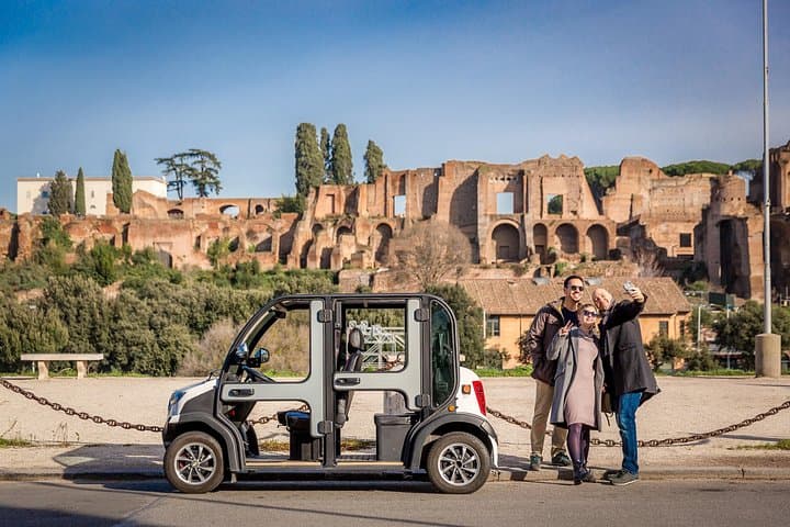 Rome Highlights by Golf Cart Private Tour