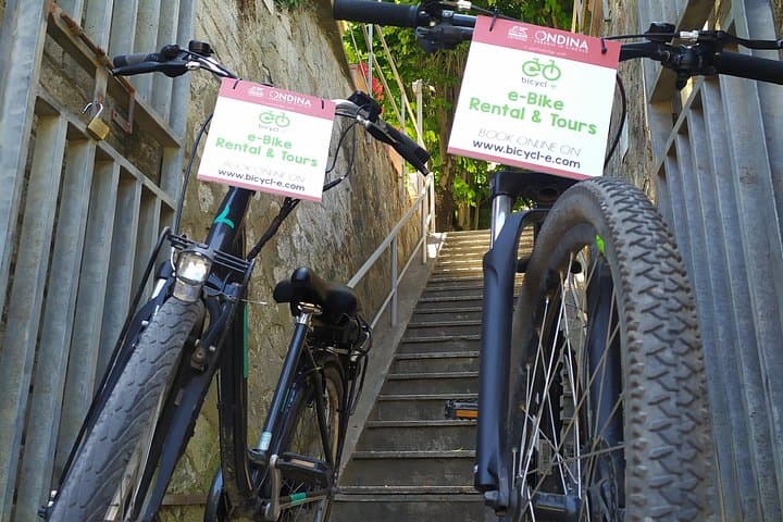 Rome Tiber cycle path: Electric & Muscle Rental Bike
