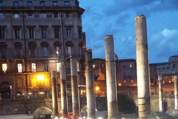 Roman Forums at night