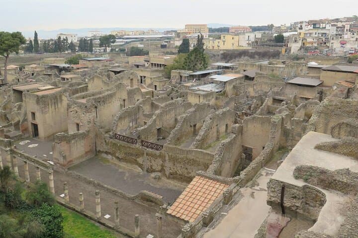 Day Trip to Pompeii, Herculaneum and Vesuvius from Naples