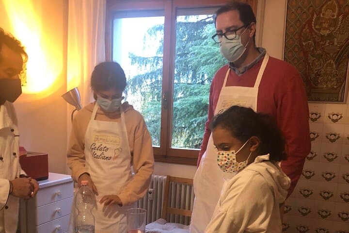 Kids prepare and father eats ;)