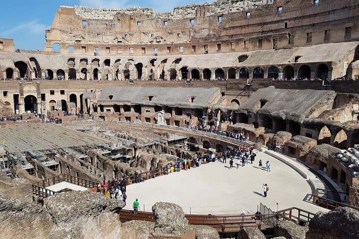 Colosseum Arena Floor and Ancient Rome Semi Private Guided Tour