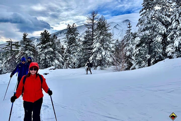 Winter snowshoe hike