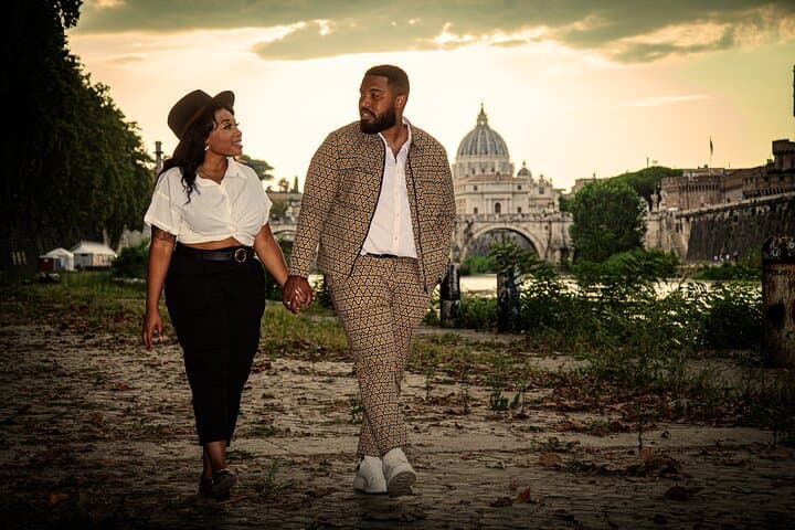 Rome Private Photoshoot Tour (Car & Walking) Night & Day
