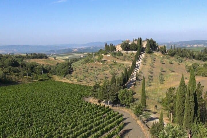 Tuscan view during the tour