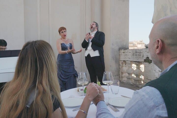 Open-Air Opera Concert with Terrace Aperitif in the Heart of Rome